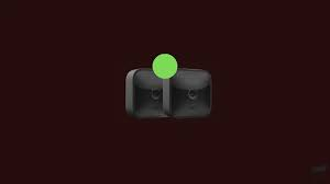 What does it indicate when the green light on your Blink camera starts flashing?